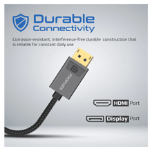 بروميت ميديا لينك HDMI الى منفذ عرض - أفضل سعر