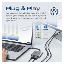 PROMATE 4K High Definition USB-C to Dual HDMI Adapter - Best Prices