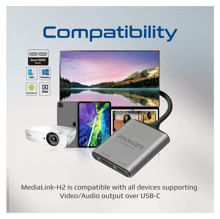 PROMATE 4K High Definition USB-C to Dual HDMI Adapter - Best Prices