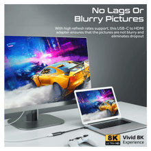بروميت كرستال كلرتي 8K 60Hz تايب-سي الى HDMI - أفضل سعر