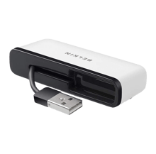 بيلكن موزع بـ4 منافذ USB 2.0 مع نظام إدارة كابلات مدمج - أفضل سعر