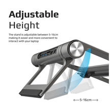 PROMATE 9 in 1 Ultra Compact Multiport Hub with Laptop Stand - Best Prices