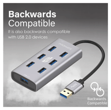 PROMATE 7 in 1 Ultra Compact Multiport Hub - Best Prices
