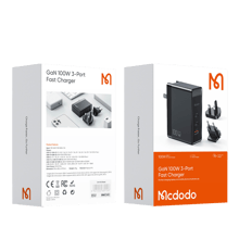 Mcdodo GaN 100W 3-Port Fast Charger - Best Prices
