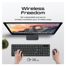PROMATE ProCombo-12 Sleek Profile Full Size Wireless Keyboard & Mouse - Best Prices