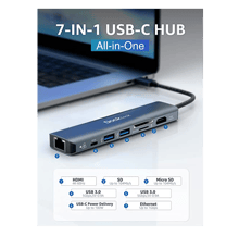 Anker PowerExpand+ 7 in 1 USB-C PD Ethernet Hub - Best Prices