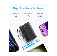 Anker Power Bank 20,000mAh 22.5W Built-in Type-C Cable - Best Prices
