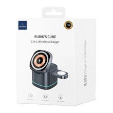 WiWU Wi-W024 Rubik's Cube 3-in-1 Wireless Charger - Best Prices
