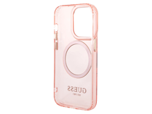 Guess Magsafe Case With Translucent Gold Outline for iPhone 14 Pro - Best Prices