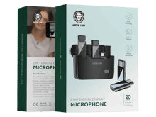 Green Lion 2 in 1 Digital Display Microphone (Type-C) - Best Prices