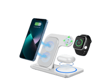WiWU Wi-W020 Foldable 3 in 1 Wireless Charger 15W - Best Prices