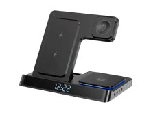 WiWU Wi-006 5 in 1 Wireless Charging Station with Clock 15W - Best Prices