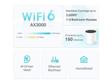TP-Link Deco X55 | AX3000 Superior Mesh Wi-Fi Mesh Systems Unit - Best Prices