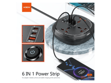 Moxom PD20W - ST27 6 in 1 Power Strip - Best Prices