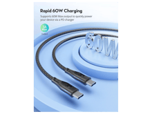 RAVPower 60W Fast Charging Type-C Cable Nylon Braid Cable 2m - Best Prices