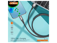 موكسوم LX-CB807 كيبل شحن و بيانات يو اس بي الى تايب سي - أفضل سعر