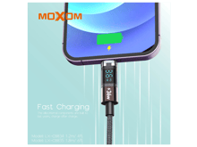 Moxom LX-CB834 PD Auto Power-Off LCD Display Data Cable Type-C to Lightning 36W - Best Prices