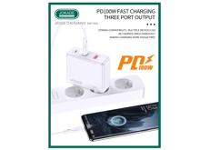 JOKADE JB059 Universal Fast Power Multi-Port Charger 100W - Best Prices