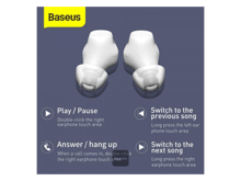 Baseus WM01 Ture Wireless 5.0 Earphones - Best Prices