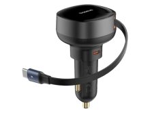 Baseus Enjoyment Pro Retractable USB-C Car Charger 60W-Baseus Enjoyment Pro Retractable USB-C Car Charger 60W-null