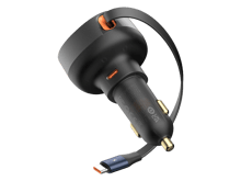 Baseus Enjoyment Pro Retractable USB-C Car Charger 60W-Baseus Enjoyment Pro Retractable USB-C Car Charger 60W-null
