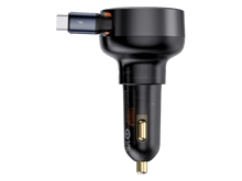 Baseus Enjoyment Pro Retractable USB-C Car Charger 60W-Baseus Enjoyment Pro Retractable USB-C Car Charger 60W-null