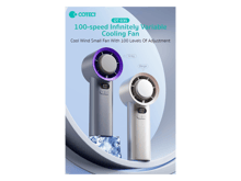 Coteci OT-035 Portable Handheld Fan 100-Speed Infinitely Variable Cooling - Best Prices