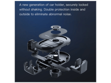 TOTU CH-3 Series One-Touch Locking Car Holder - Best Prices