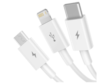 Baseus Superior Series Fast Charging Data Cable USB to M+L+C 3.5A 1m - Best Prices