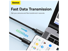 Baseus Tungsten Gold Fast Charging Data Cable Type-C to Type-C 240W - Best Prices