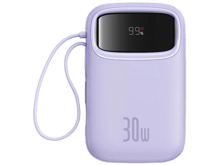OS-Baseus QPow 2 Digital Display Fast-Charging Power Bank with 2 Built-in Type-C Cable 30W - Best Prices