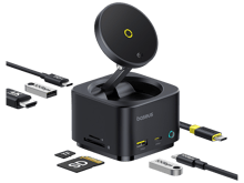 Baseus MagPro Series II 7-in-1 HUB Magnetic Wireless Charging 15W - Best Prices