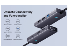 Baseus Portal Joy Series 7-Port Triple-Display HUB - Best Prices