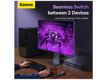 Baseus AirJoy Series 2-in-1 Bidirectional HDMI Switch with 1m Cable - Best Prices