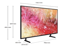 شاشة سامسونج سمارت Crystal UHD 4K طراز DU7000 بنظام تشغيل Tizen OS - أفضل سعر
