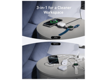 Anker MagSafe Compatible 3-in-1 Wireless Charging Station 15W Foldable Wireless - Best Prices