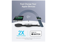Anker MagSafe Compatible 3-in-1 Wireless Charging Station 15W Foldable Wireless - Best Prices