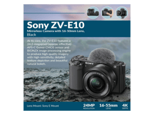 Sony ZV-E10 II APS-C Mirrorless Camera with 16-50mm Lens - Best Prices