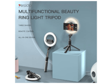 Yesido SF12 Wireless Ring light Selfie Stick - Best Prices