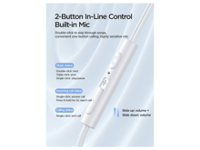 JoyRoom JR-EW07 Wired Series Half In-Ear Wired Earphones - Best Prices