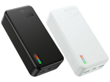 JoyRoom JR-QP196 Dazzling 30000mah 22.5W Fast Charging Powerbank with 4 Color LED Charge Indicator - Best Prices