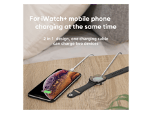 JoyRoom S-IW002S  2 in 1 iWatch Magnetic Wireless Charger + Lightning Cable - Best Prices