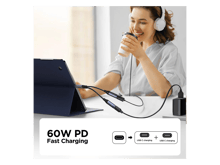 JoyRoom SY-C03 Audio-Transfer Series 2-in-1 Audio Adapter Dual Type-C - Best Prices