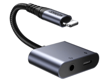 JoyRoom SY-L01 Audio-Transfer Series 2-in-1 Audio Adapter Lightning to 3.5mm + Lightning - Best Prices