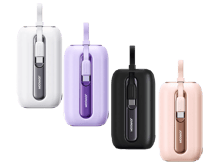 جوي رووم JR-L012 Plus باور بانك صغير ملون بقوة 22.5 واط مع كيبلات مزدوجة 20000 مللي أمبير - أفضل سعر