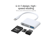 JoyRoom S-H142 Lightning to USB OTG Card Reader 12cm - Best Prices