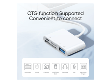 JoyRoom S-H142 Lightning to USB OTG Card Reader 12cm - Best Prices