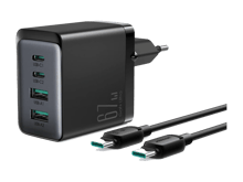 JoyRoom TCG02 67W 2C2A Fast Charger+100W C to C Cable - Best Prices
