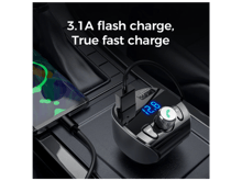JoyRoom JR-CL02 Multi-Function Bluetooth MP3 Player QC3.0 Quick Charge Car Charger - Best Prices