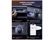 JoyRoom JR-CCB02 60W Car Wireless FM Transmitter - Best Prices